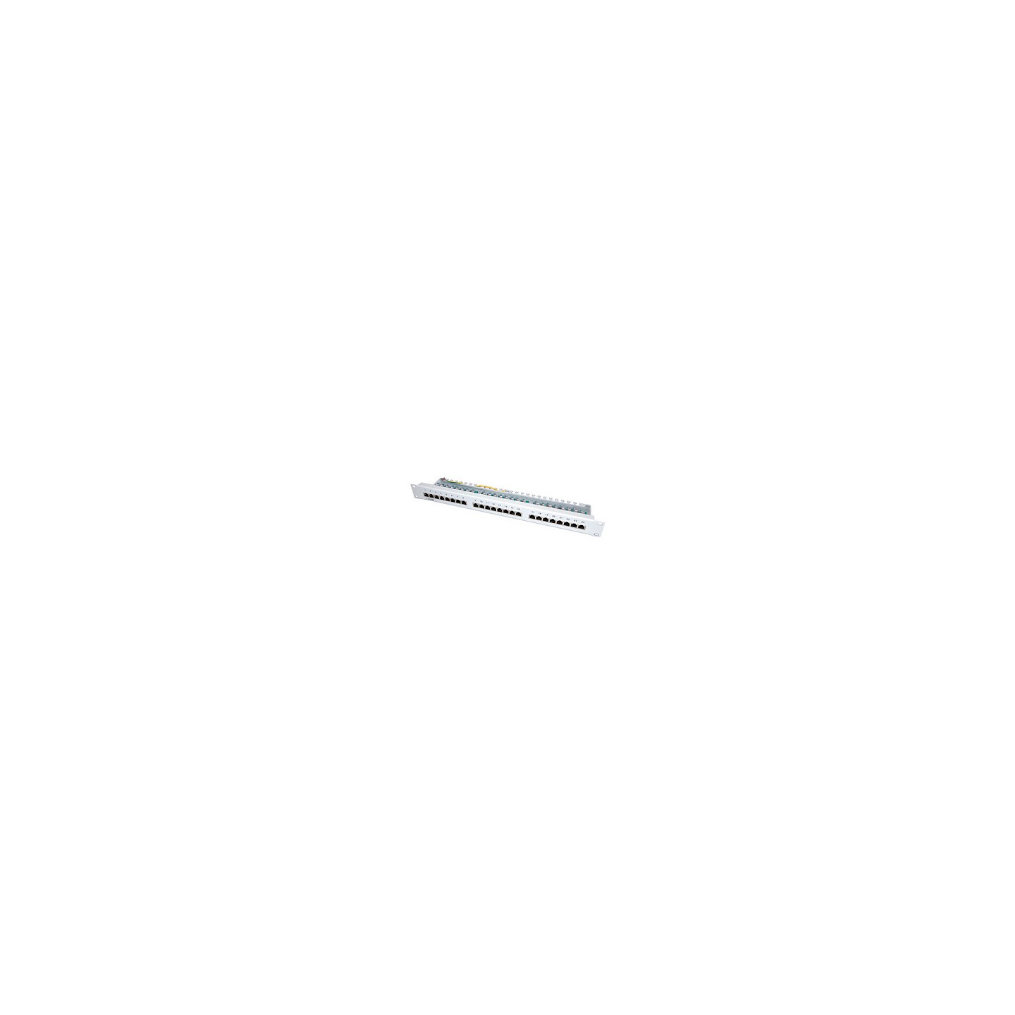 VALUE Kat.5e Class D 48.26cm 19Zoll-Patchpanel 24P geschirmt grau — Buy in Cyprus with Fast Delivery