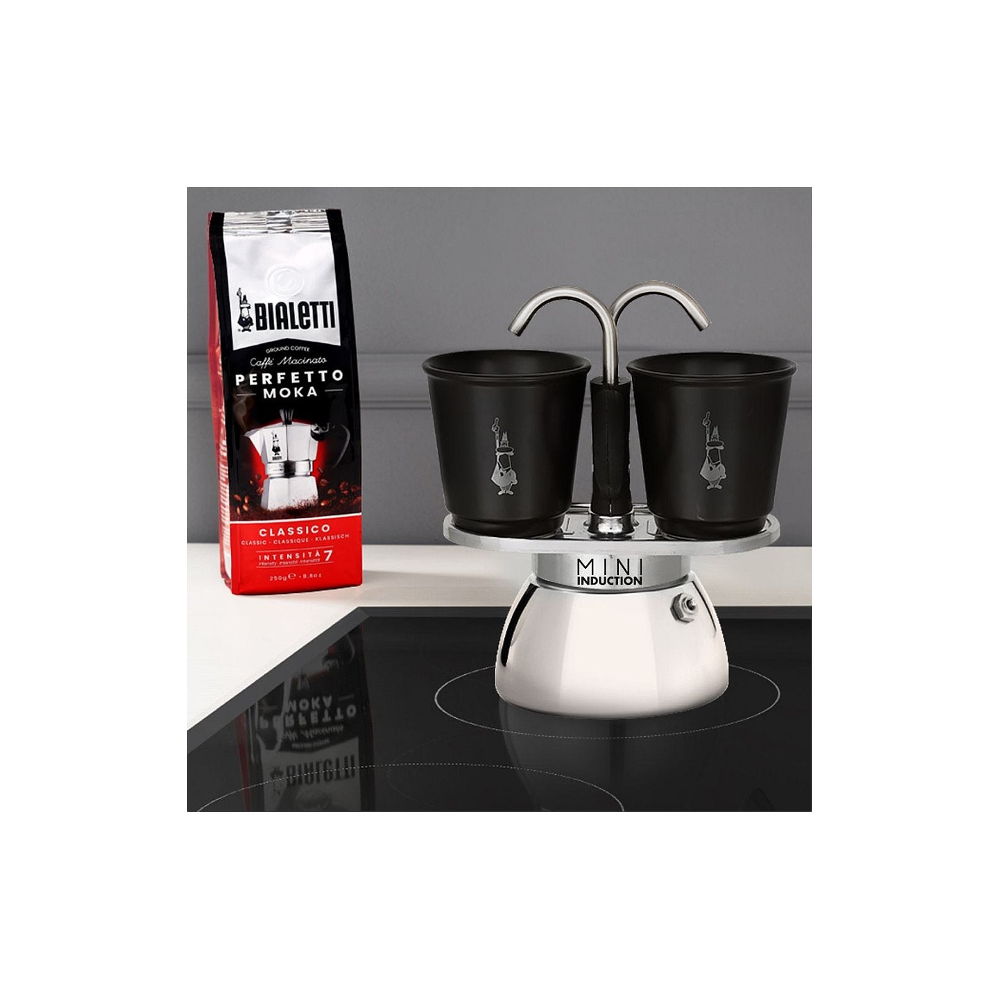 Bialetti Mokka-Kanne 0.8 l Mini Express silber — Buy in Cyprus with Fast Delivery