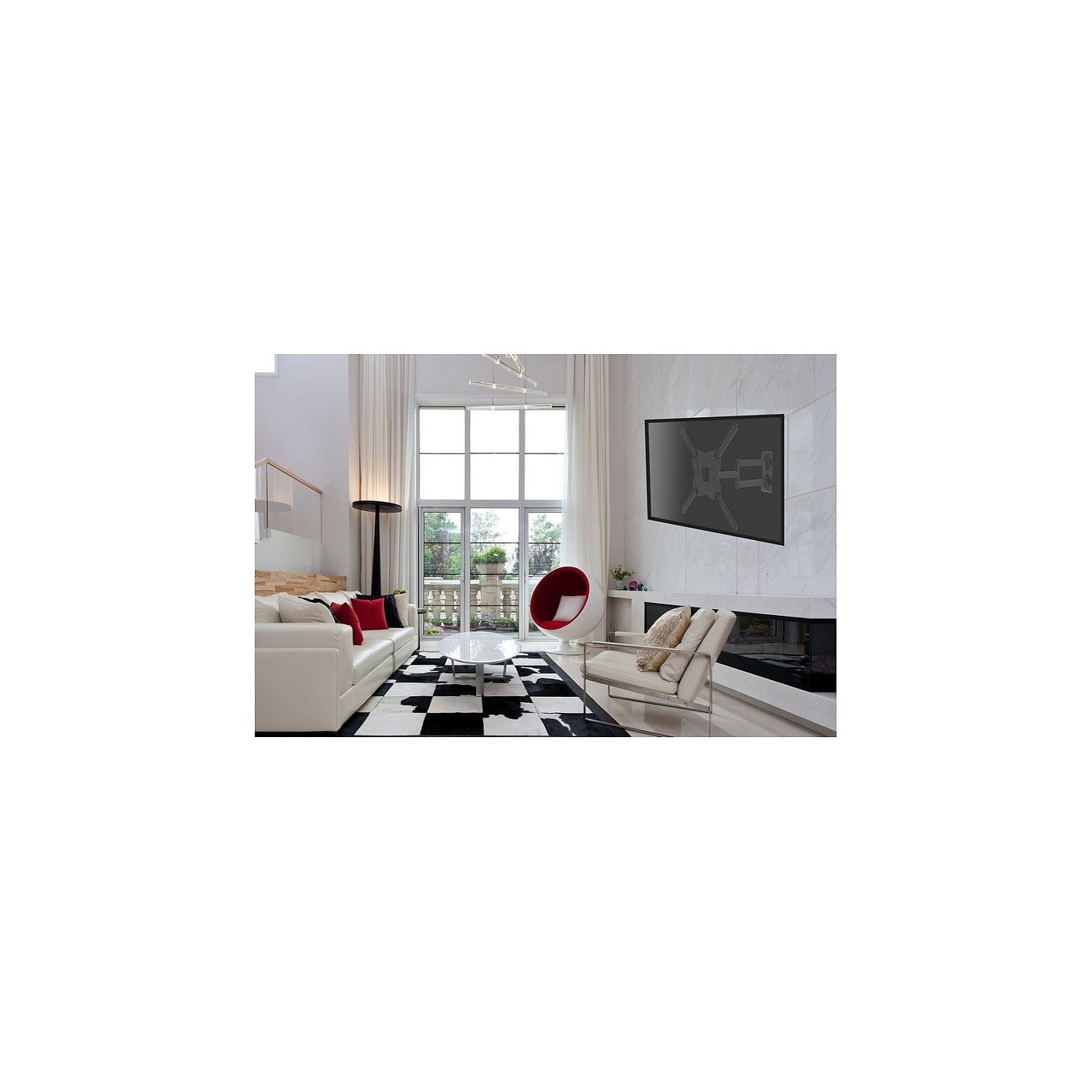 Equip Wandhalterung 23'-55' 1TFT gelenkig 4Gelenke 30Kg sw retail — Buy in Cyprus with Fast Delivery