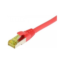 Synergy21 Patchkabel RJ45. CAT6A 500Mhz. 2m. rot. S-STP(S FTP). TPE LSZH(Ultraflex). AWG26. mit CAT7 Rohkabel.