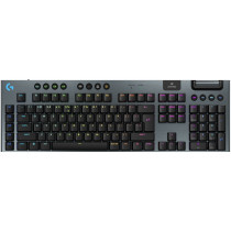 Logitech G915 X LIGHTSPEED Wireless Gaming Keyboard - Black - Low-Profile GL Clicky, Per-Key RGB, US Layout
