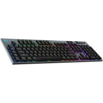 Logitech G915 X LIGHTSPEED Wireless Gaming Keyboard - Black - Low-Profile GL Clicky, Per-Key RGB, US Layout