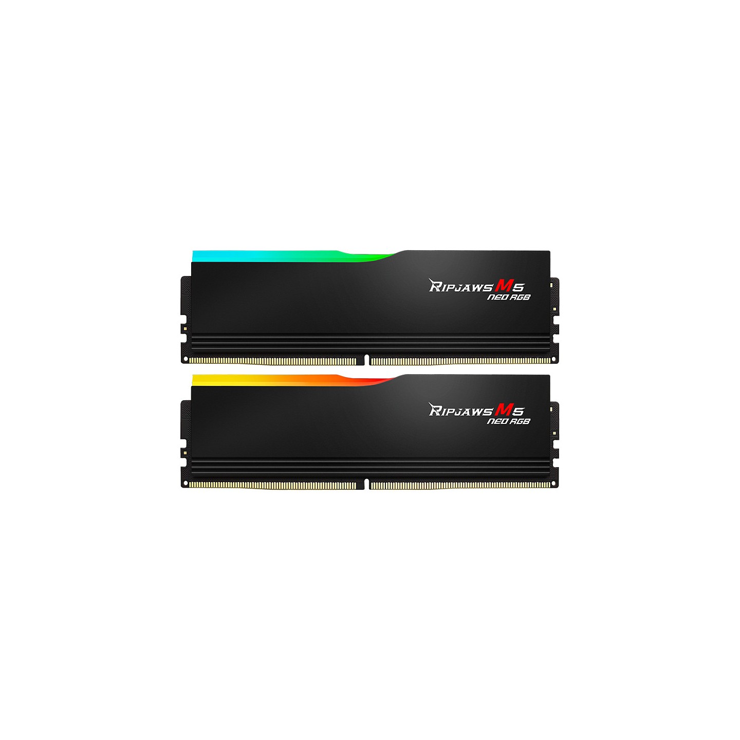 64GB G.Skill DIMM 6000 (2x 32 GB) Dual-Kit (schwarz. F5-6000J3636F32GX2-RM5NRK. Ripjaws M5 Neo RGB. AMD EXPO)