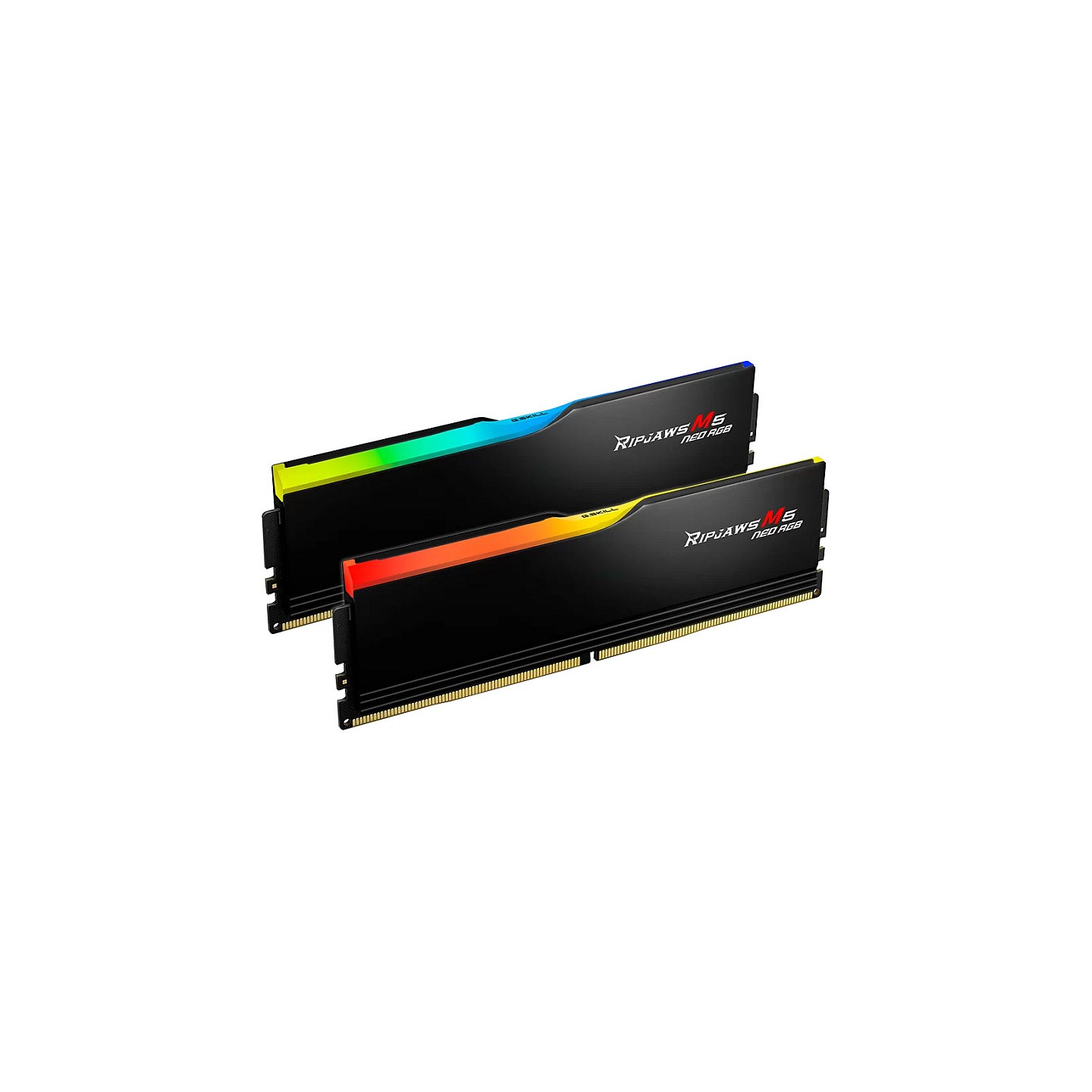 64GB G.Skill DIMM 6000 (2x 32 GB) Dual-Kit (schwarz. F5-6000J3636F32GX2-RM5NRK. Ripjaws M5 Neo RGB. AMD EXPO)