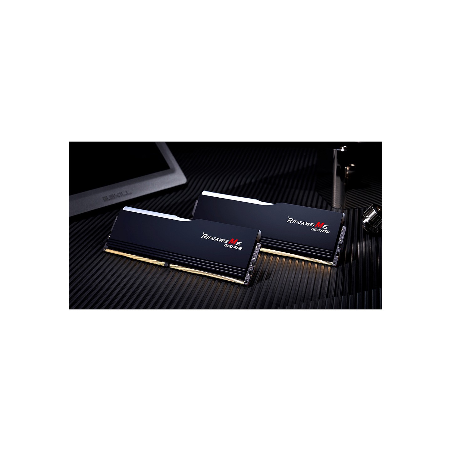 64GB G.Skill DIMM 6000 (2x 32 GB) Dual-Kit (schwarz. F5-6000J3636F32GX2-RM5NRK. Ripjaws M5 Neo RGB. AMD EXPO)
