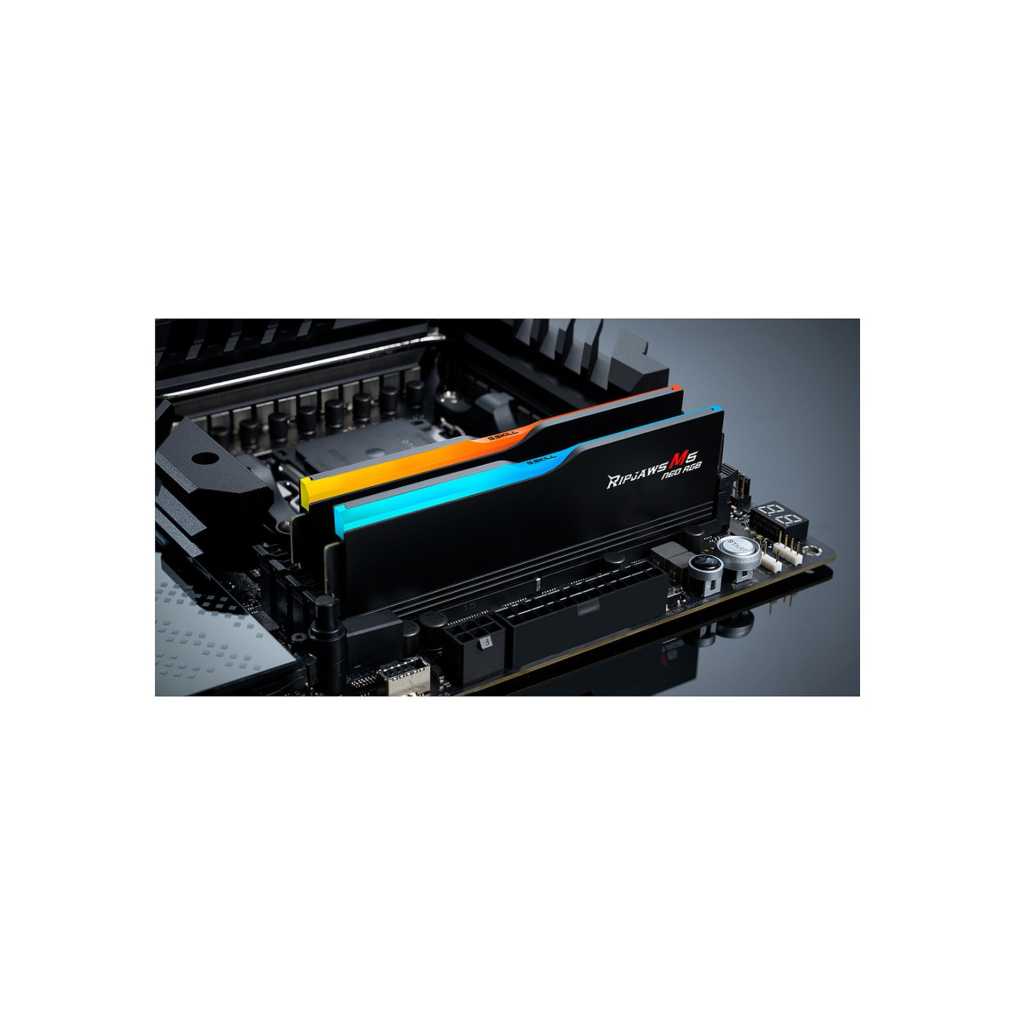 64GB G.Skill DIMM 6000 (2x 32 GB) Dual-Kit (schwarz. F5-6000J3636F32GX2-RM5NRK. Ripjaws M5 Neo RGB. AMD EXPO)