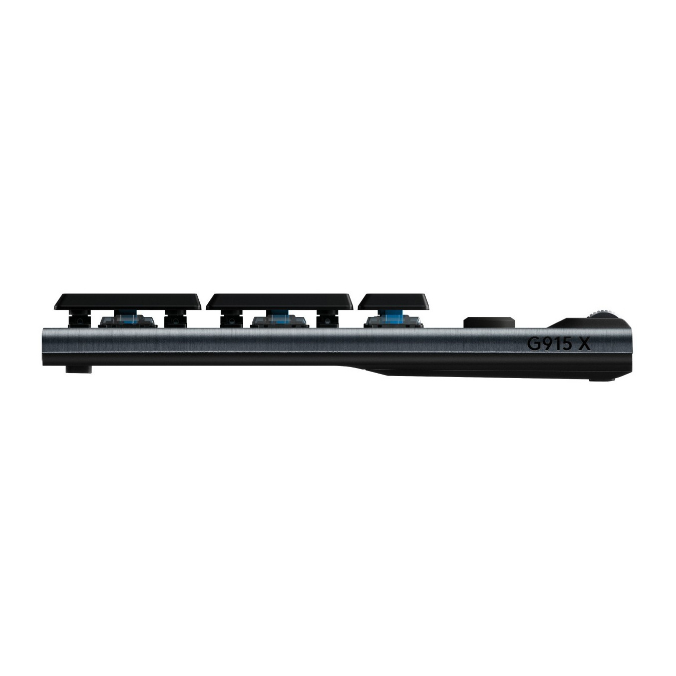 Logitech G915 X LIGHTSPEED Wireless Gaming Keyboard - Black - Low-Profile GL Clicky, Per-Key RGB, US Layout
