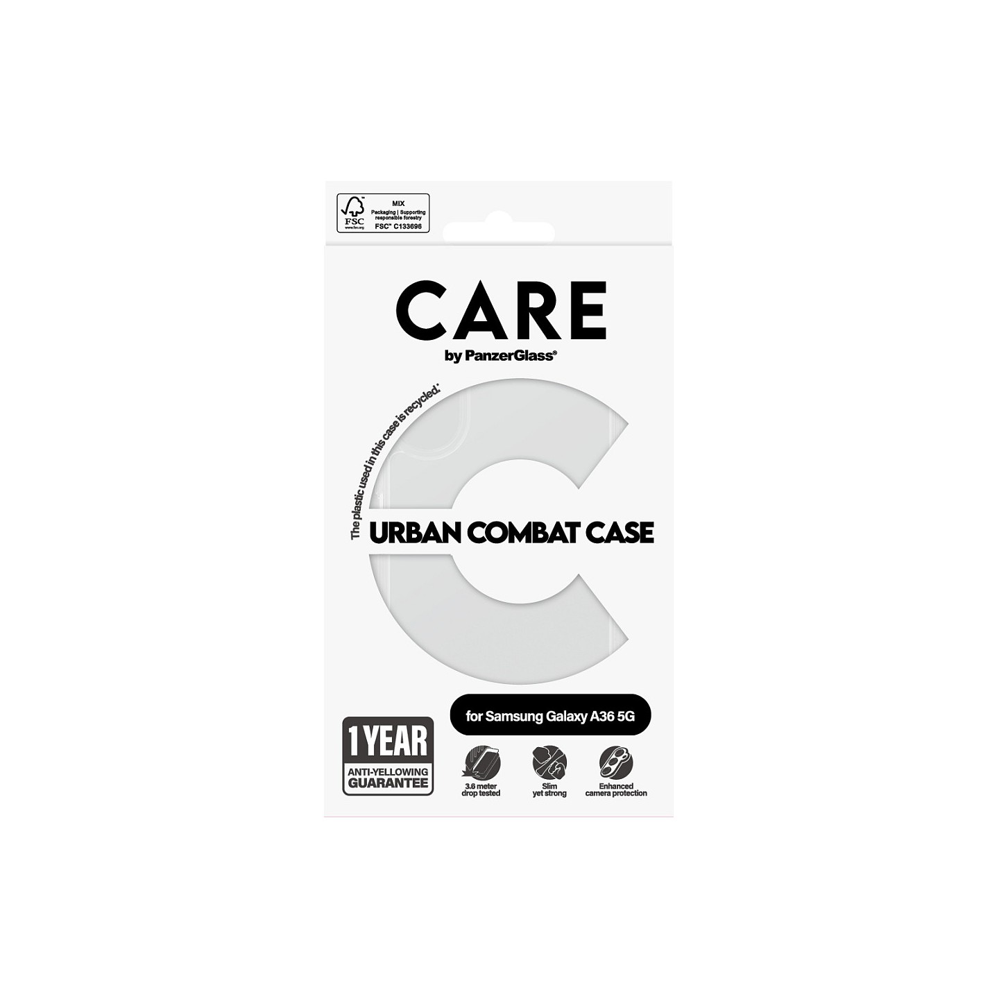 CARE Flagship Case Clear w. Clear Frame Galaxy A36 5G — Buy in Cyprus with Fast Delivery