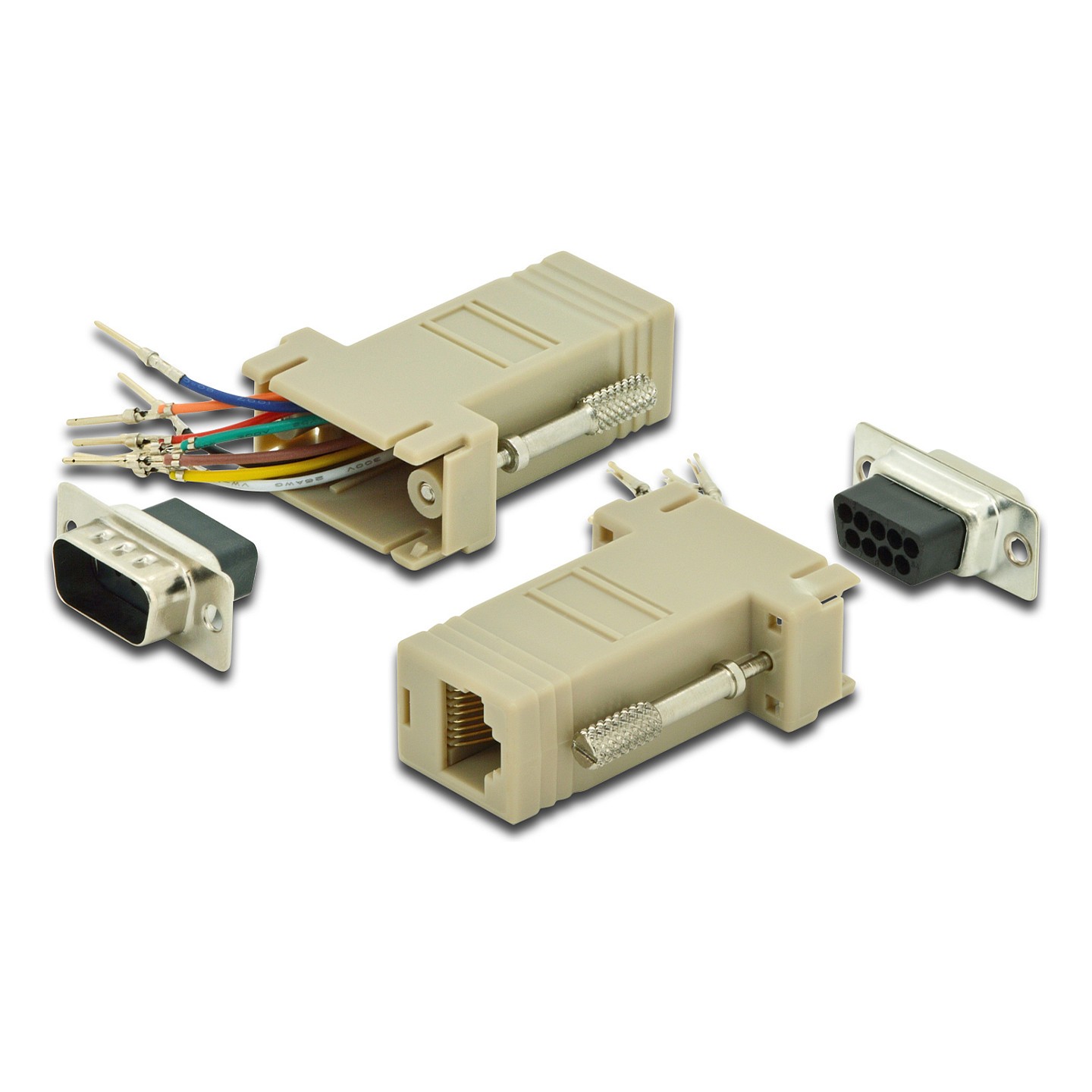 DIGITUS RS 232 Adapter. DB9. RJ45. Modular DB9 M. RJ45 F — Buy in Cyprus with Fast Delivery