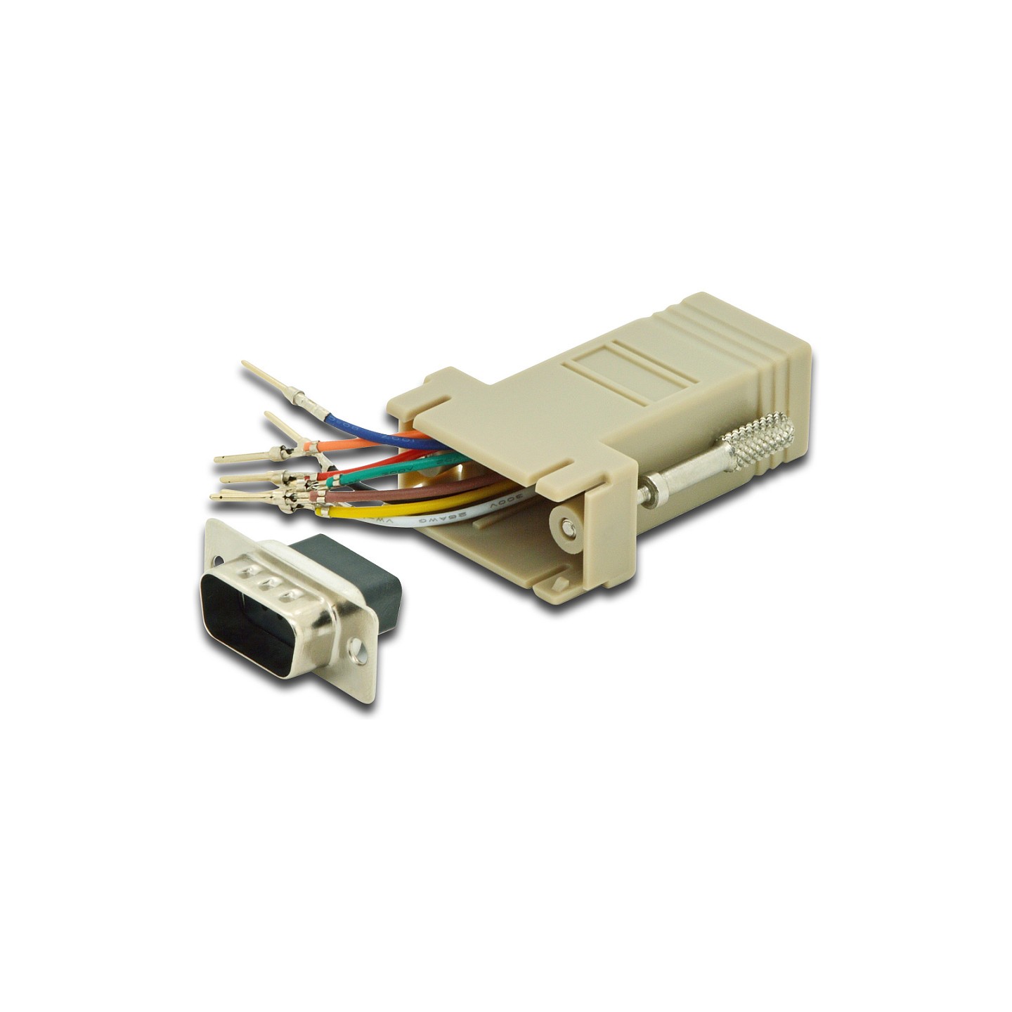 DIGITUS RS 232 Adapter. DB9. RJ45. Modular DB9 M. RJ45 F — Buy in Cyprus with Fast Delivery