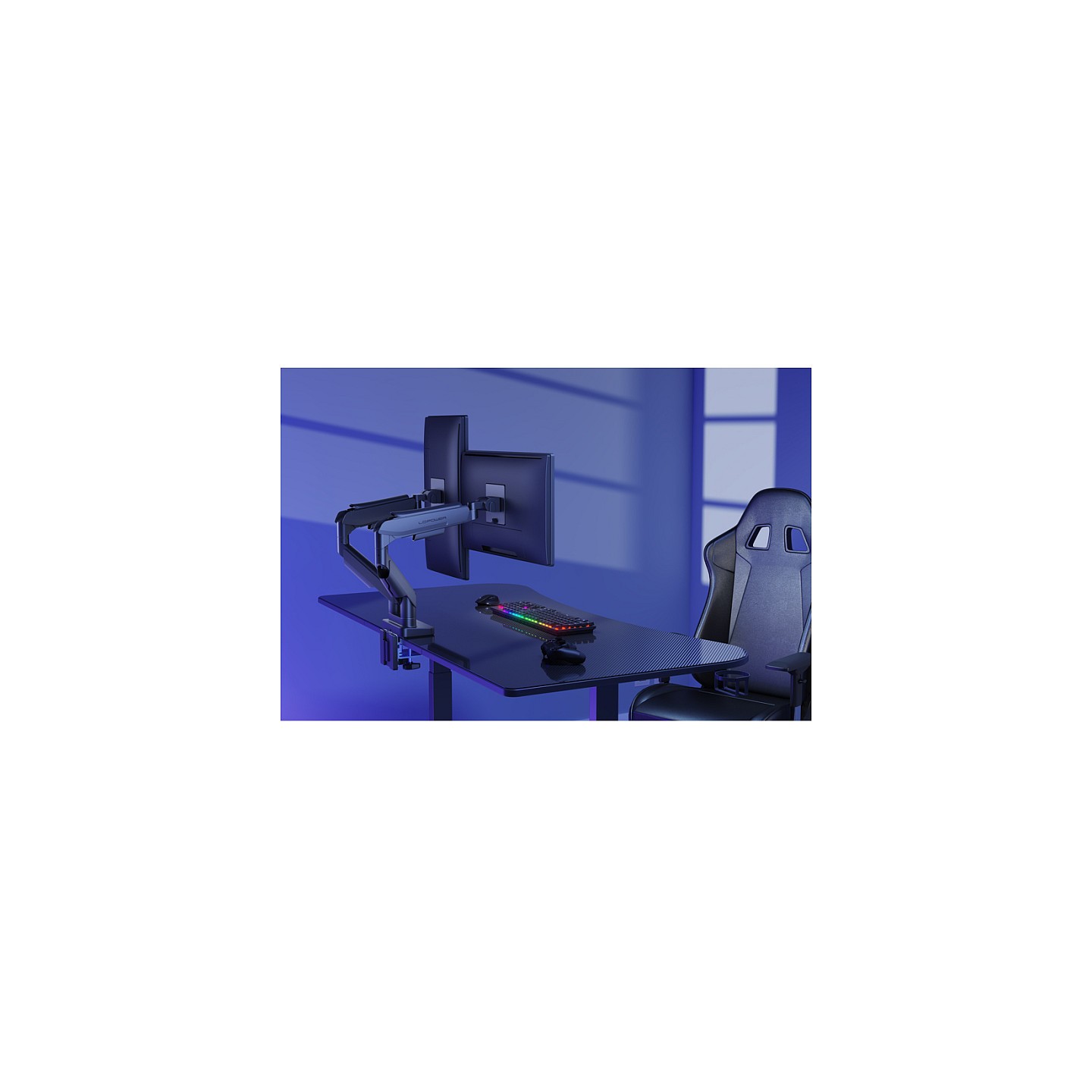LC Power Monitorhalterung LC-EQ-A34B-D „FLEXX“ — Buy in Cyprus with Fast Delivery