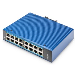 DIGITUS Gigabit Ethernet Netzwerk Switch 16-Port Industrial Unmanaged — Buy in Cyprus with Fast Delivery