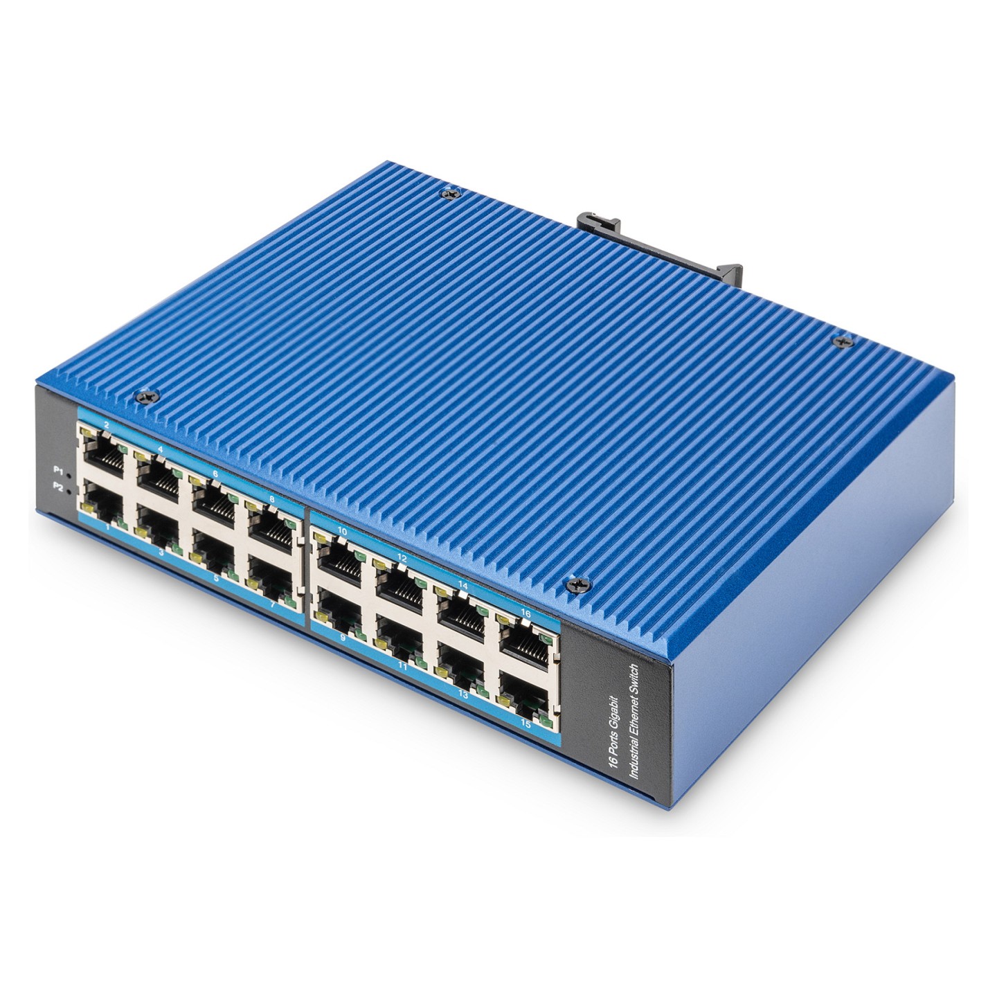 DIGITUS Gigabit Ethernet Netzwerk Switch 16-Port Industrial Unmanaged — Buy in Cyprus with Fast Delivery