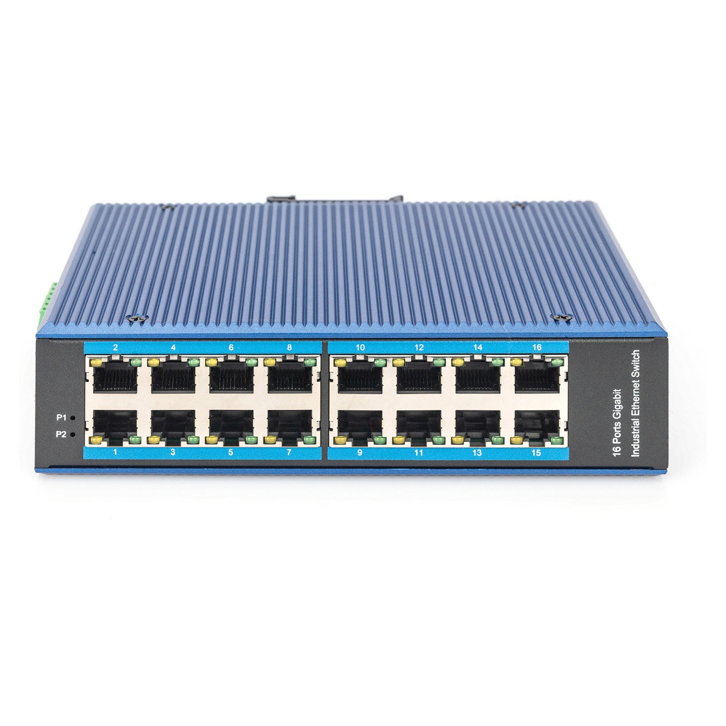 DIGITUS Gigabit Ethernet Netzwerk Switch 16-Port Industrial Unmanaged — Buy in Cyprus with Fast Delivery