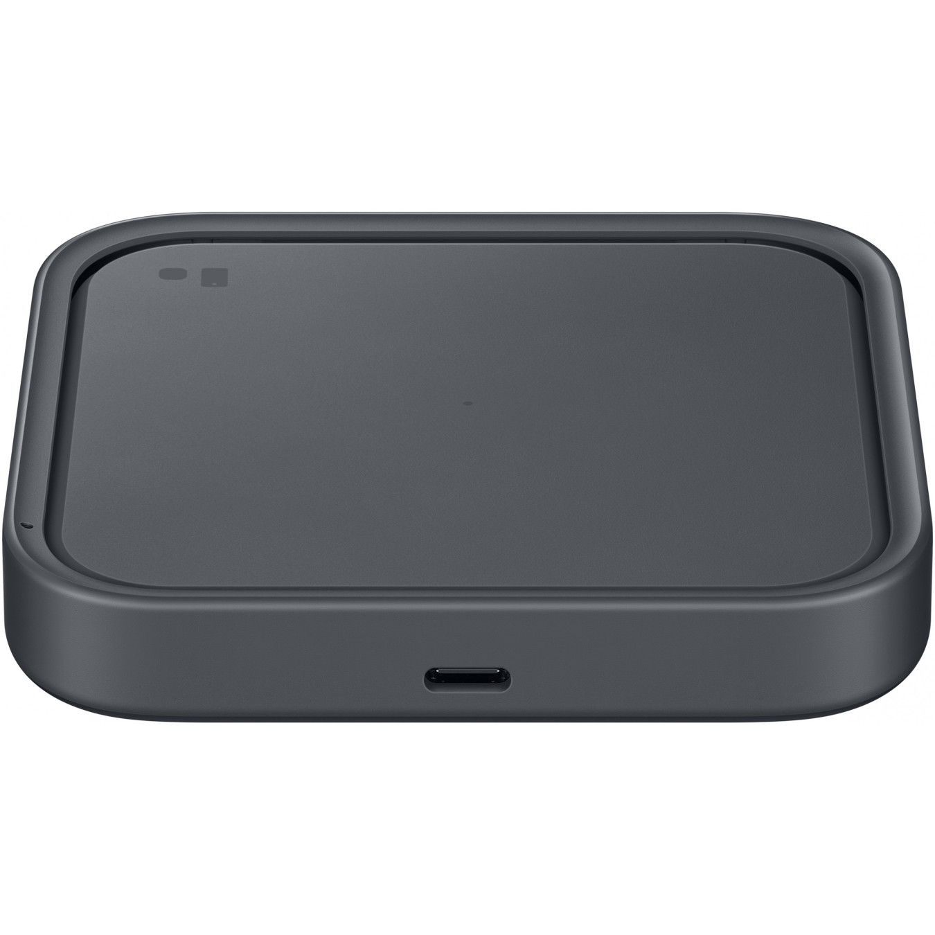 Wireless Charging Pad - EP-P3400T - 15W Fast Wireless Charger for Phones, Dark Gray, USB Input, Includes Adapter