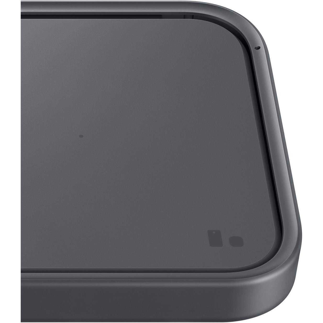 Wireless Charging Pad - EP-P3400T - 15W Fast Wireless Charger for Phones, Dark Gray, USB Input, Includes Adapter