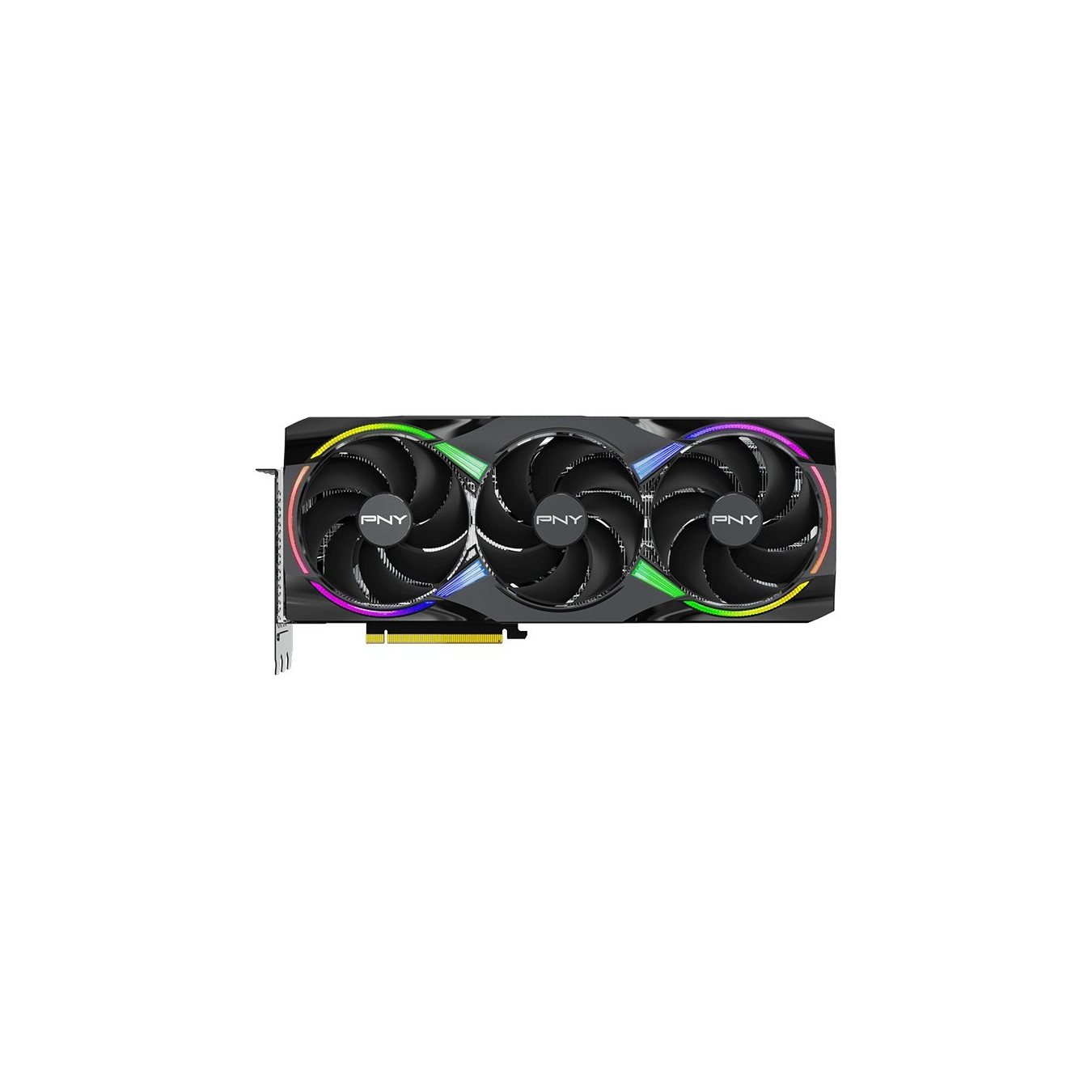 PNY GeForce RTX 5080 - VCG508016TFXXPB1-O - Black ARGB, 16GB GDDR7, OC (2775 MHz boost), PCIe 5.0, 3-fan
