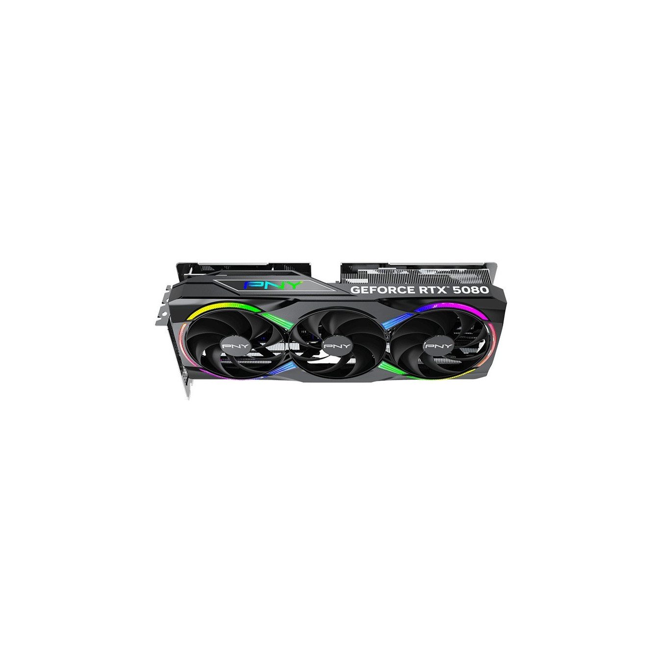 PNY GeForce RTX 5080 - VCG508016TFXXPB1-O - Black ARGB, 16GB GDDR7, OC (2775 MHz boost), PCIe 5.0, 3-fan