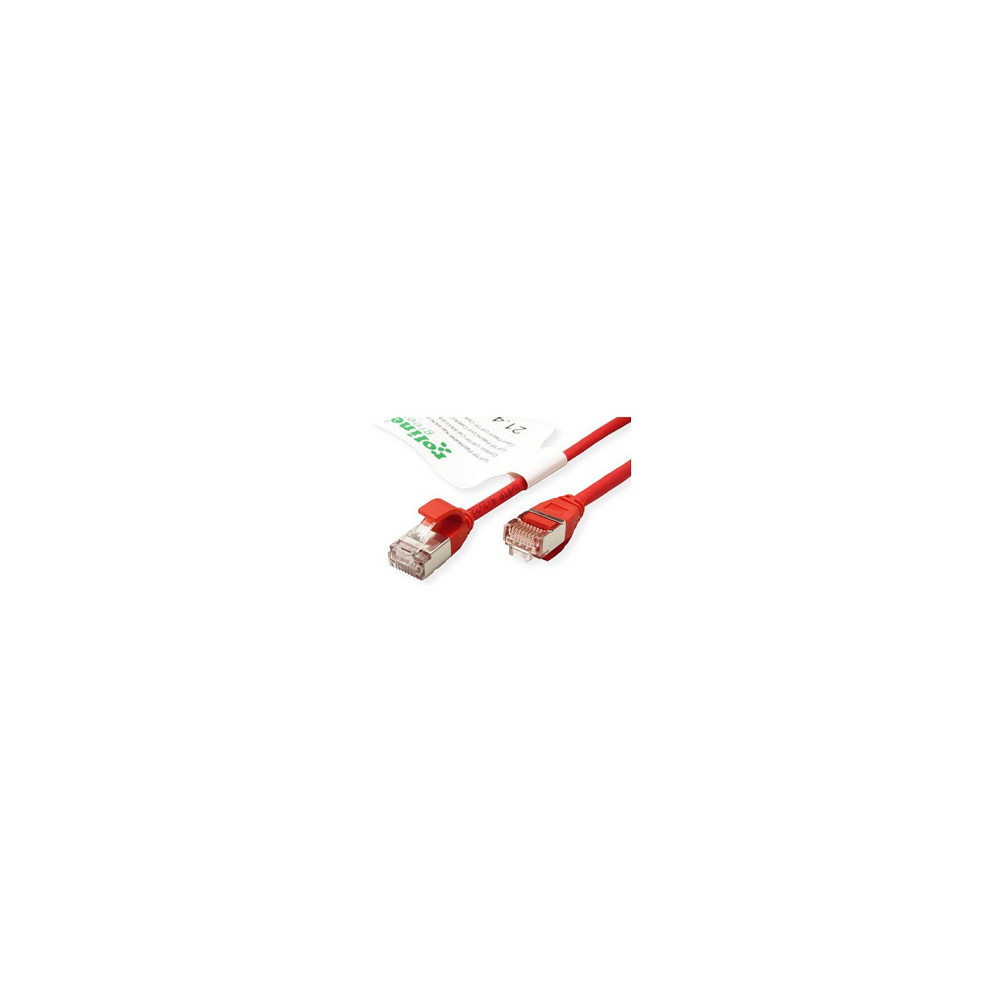 ROLINE GREEN U FTP Patchkabel Cat.6A (Class EA). LSOH. slim. rot. 2 m — Buy in Cyprus with Fast Delivery