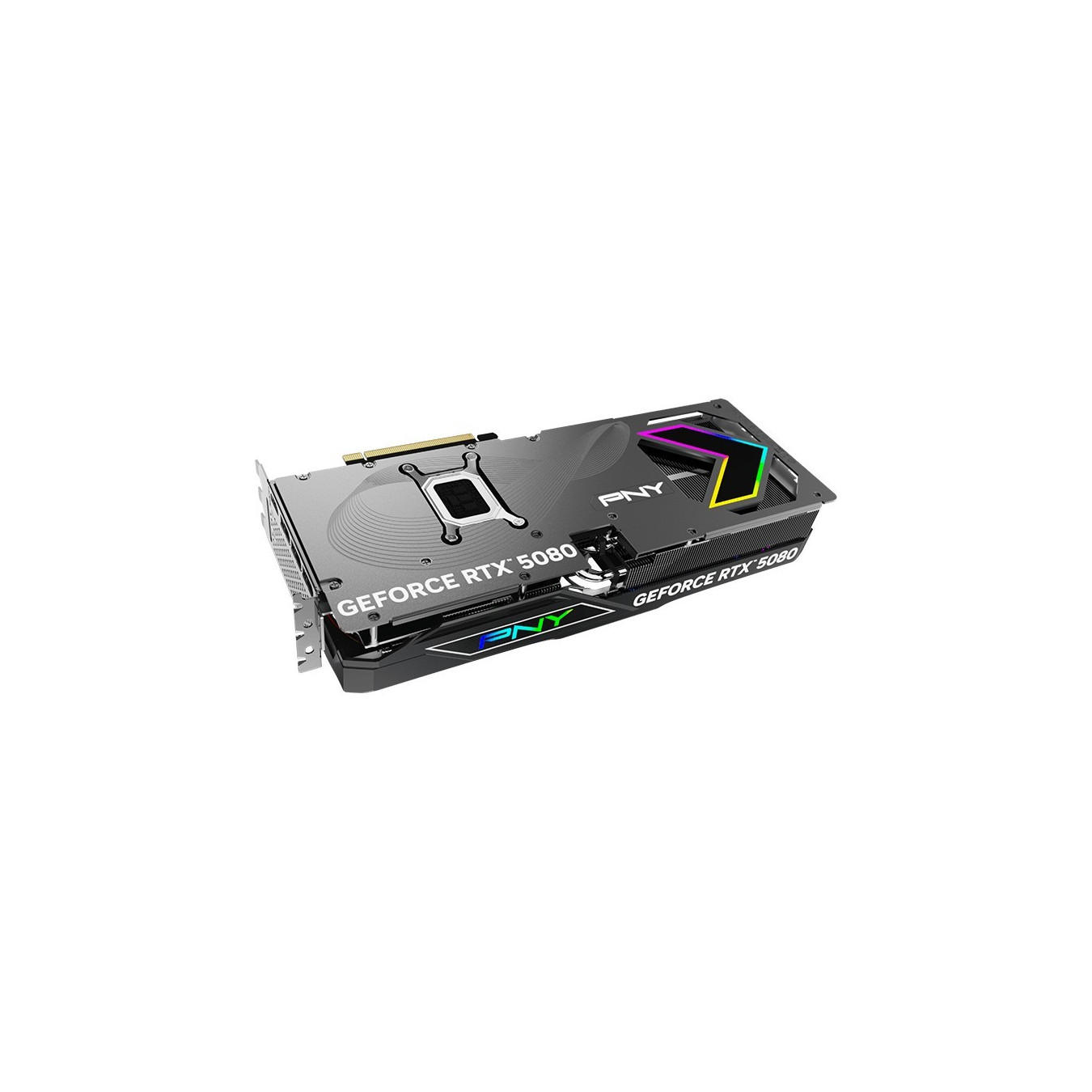PNY GeForce RTX 5080 - VCG508016TFXXPB1-O - Black ARGB, 16GB GDDR7, OC (2775 MHz boost), PCIe 5.0, 3-fan