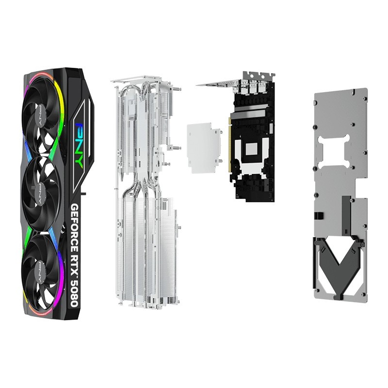 Buy PNY GeForce RTX 5080 - VCG508016TFXXPB1-O - Black ARGB, 16GB GDDR7, OC (2775... in Cyprus, Nicosia, Limassol, Larnaka, Pafos