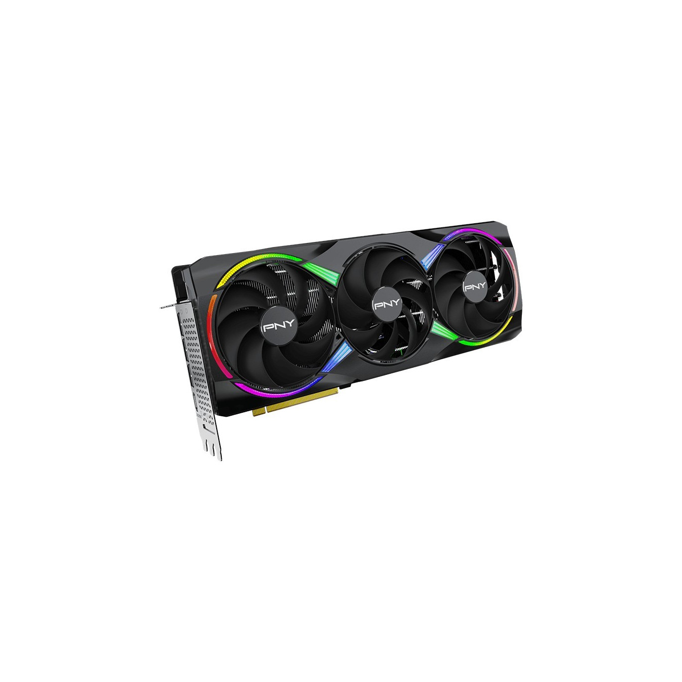 PNY GeForce RTX 5080 - VCG508016TFXXPB1-O - Black ARGB, 16GB GDDR7, OC (2775 MHz boost), PCIe 5.0, 3-fan