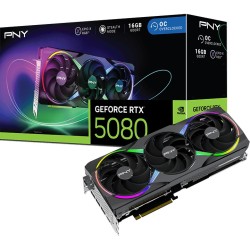 Buy PNY GeForce RTX 5080 - VCG508016TFXXPB1-O - Black ARGB, 16GB GDDR7, OC (2775... in Cyprus, Nicosia, Limassol, Larnaka, Pafos