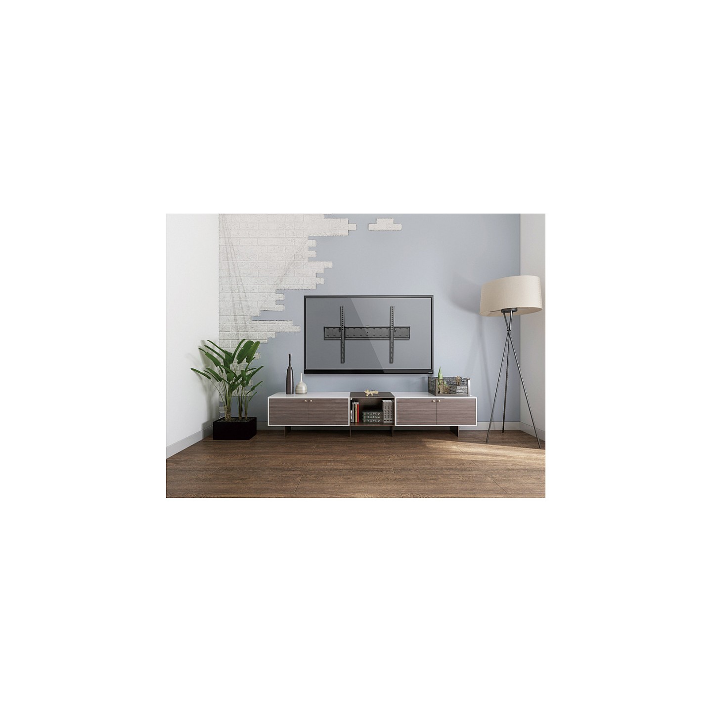 Equip Wandhalterung 37'-70' 1TFT neigbar 1Gelenk 40kg sw retail — Buy in Cyprus with Fast Delivery