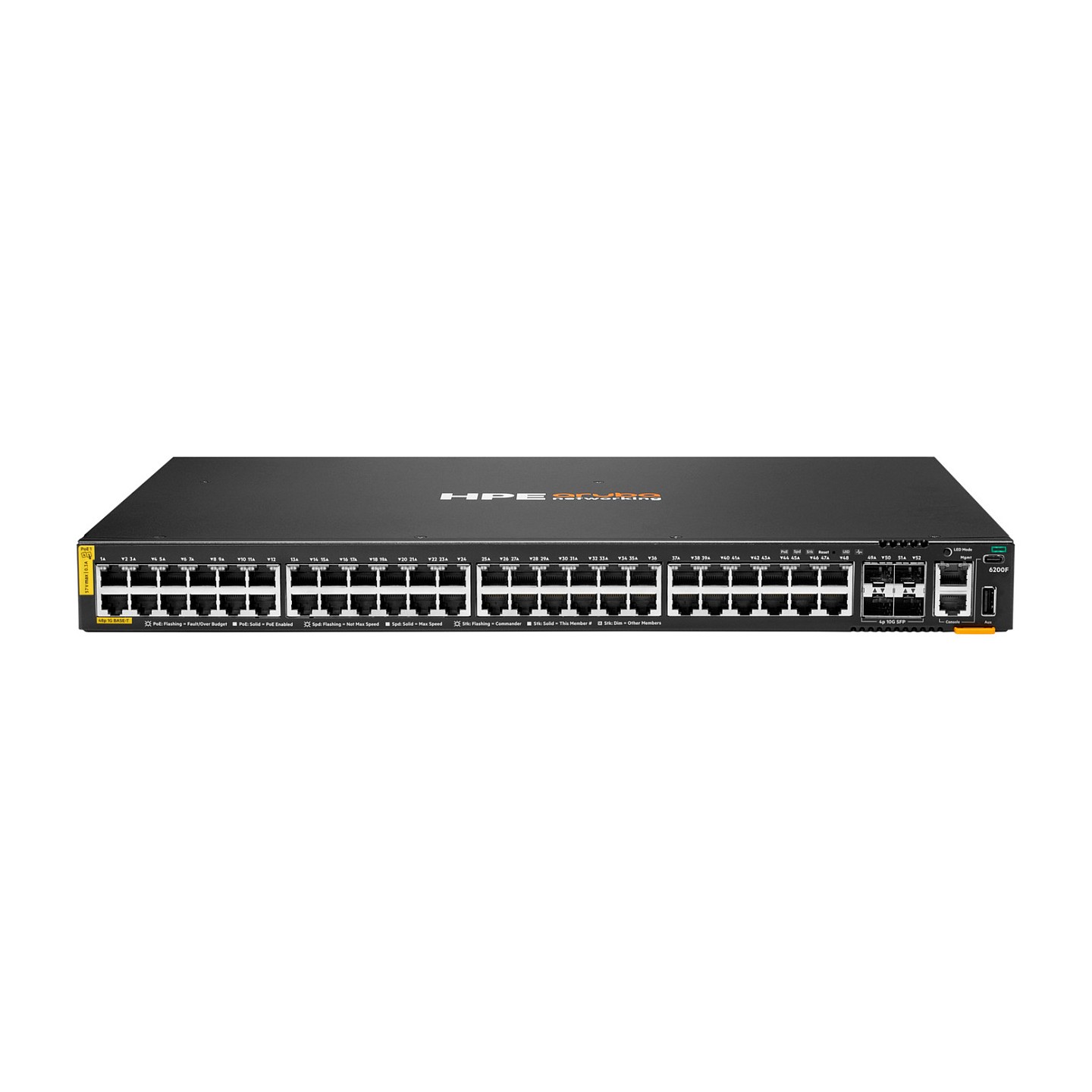HPE Aruba Networking CX 6200F 48G Class-4 PoE 4SFP+ 370W Switch (EN) — Buy in Cyprus with Fast Delivery