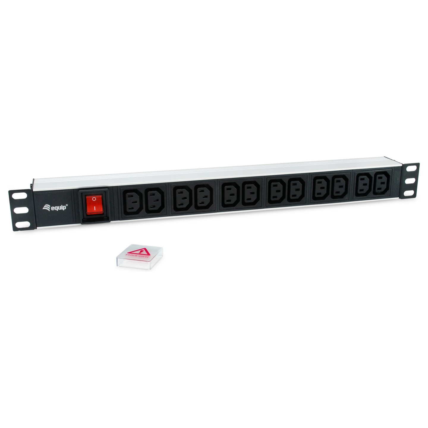 Equip Steckdosenleiste 19'(1HE)12fach mit Schuko + Schalt A — Buy in Cyprus with Fast Delivery