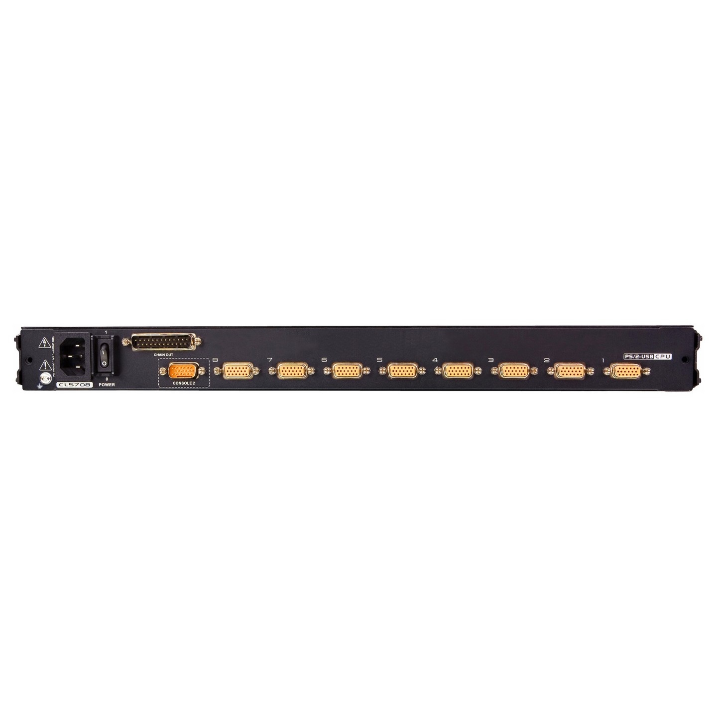 CL5708MW D 43cm wide LCD KVM Switch USB-PS 2 VGA 8 Port Tastaturlayout DE — Buy in Cyprus with Fast Delivery