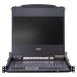 CL5708MW D 43cm wide LCD KVM Switch USB-PS 2 VGA 8 Port Tastaturlayout DE — Buy in Cyprus with Fast Delivery
