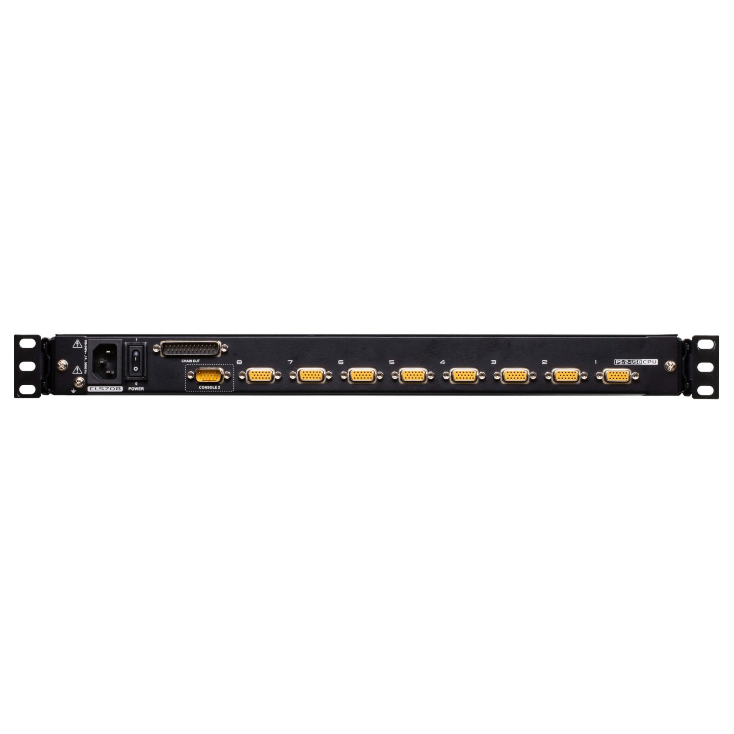 CL5708MW D 43cm wide LCD KVM Switch USB-PS 2 VGA 8 Port Tastaturlayout DE — Buy in Cyprus with Fast Delivery