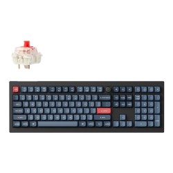 Keychron V6 Max (schwarz blaugrau. DE-Layout. Gateron Jupiter Red. Hot-Swap. RGB) — Buy in Cyprus with Fast Delivery