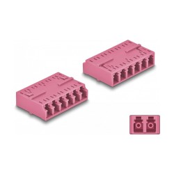 LWL Kupplung HD LC Hexaplex Buchse zu LC Hexaplex Buchse violett — Buy in Cyprus with Fast Delivery