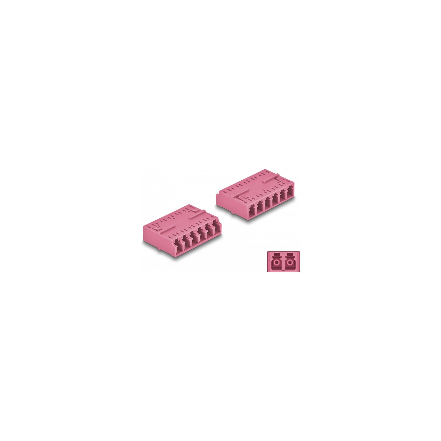 LWL Kupplung HD LC Hexaplex Buchse zu LC Hexaplex Buchse violett — Buy in Cyprus with Fast Delivery
