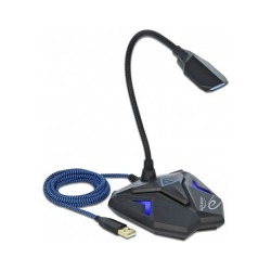 Desktop USB Gaming Mikrofon mit Schwanenhals und Mute Button — Buy in Cyprus with Fast Delivery