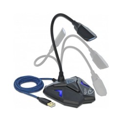 Desktop USB Gaming Mikrofon mit Schwanenhals und Mute Button — Buy in Cyprus with Fast Delivery