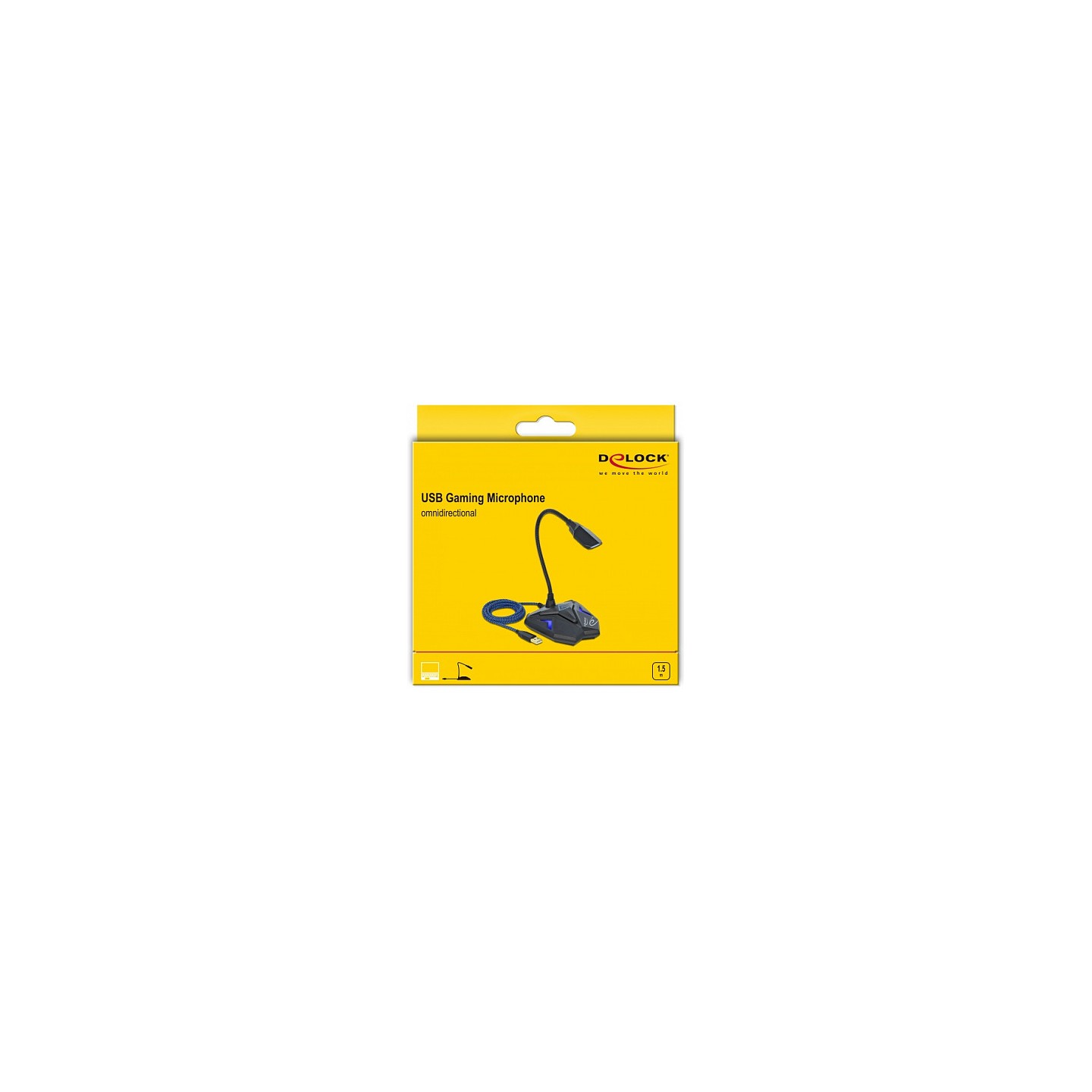 Desktop USB Gaming Mikrofon mit Schwanenhals und Mute Button — Buy in Cyprus with Fast Delivery