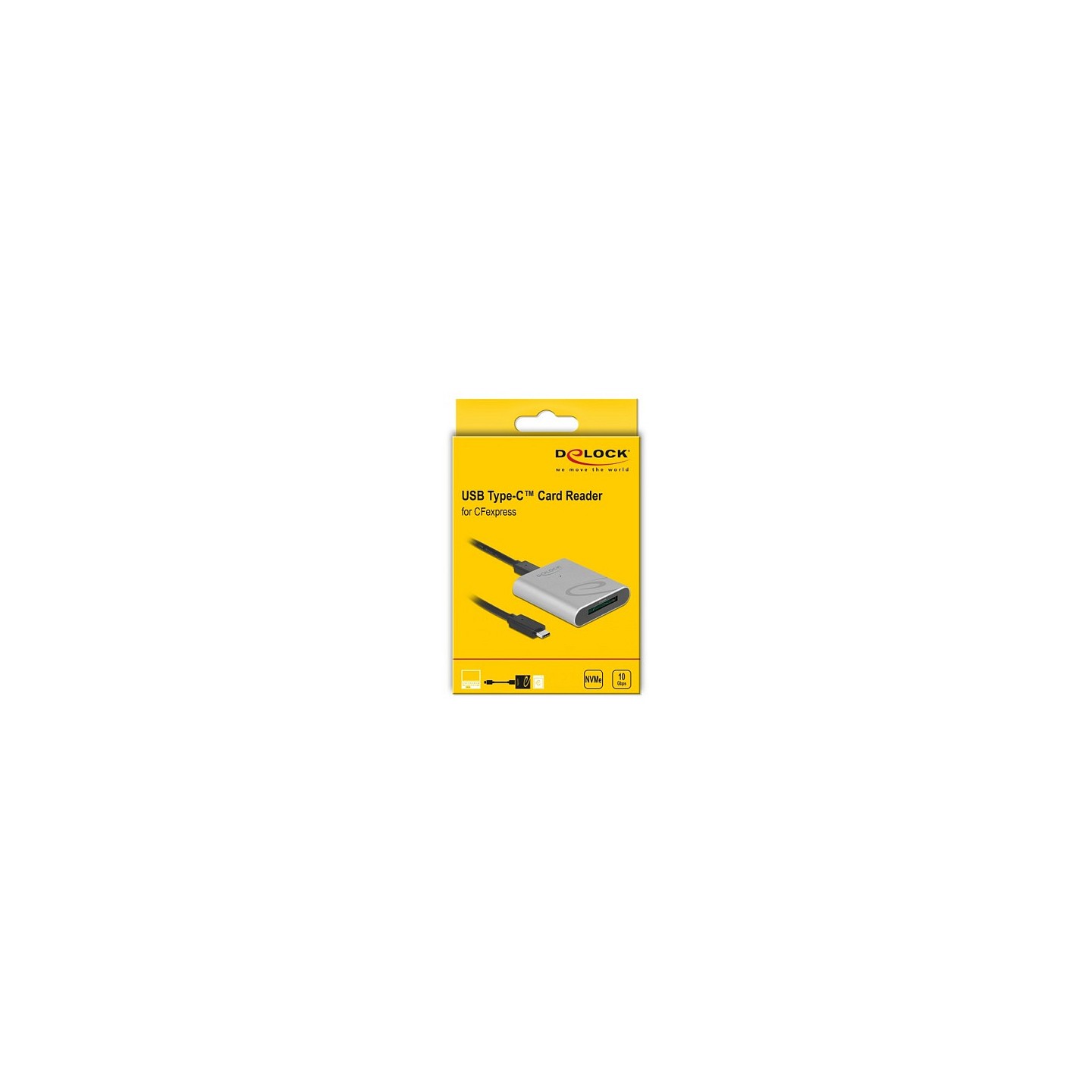 Delock USB Type-CTM Card Reader im Aluminium Gehäuse für CFexpress Speicherkarten — Buy in Cyprus with Fast Delivery