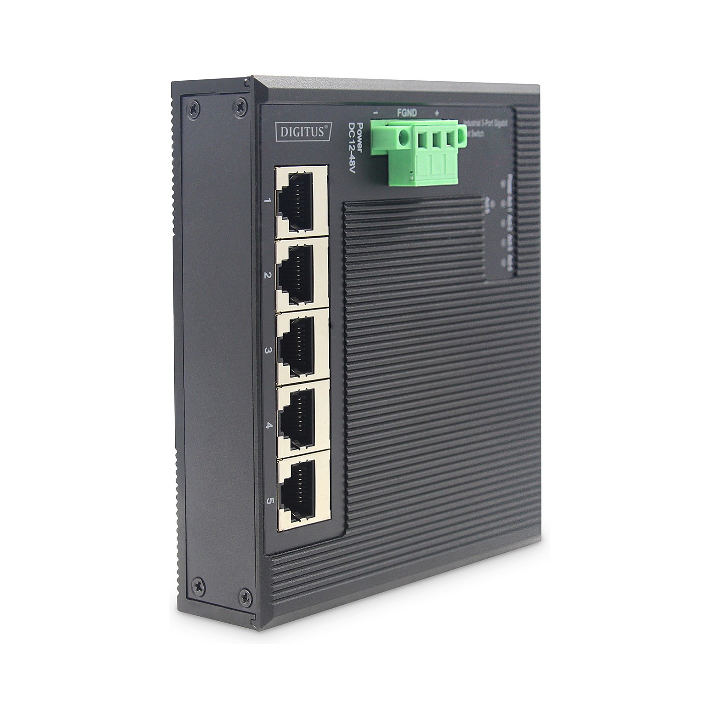 DIGITUS 5-Port Gigabit Industrie Flat Switch Unmanaged — Buy in Cyprus with Fast Delivery