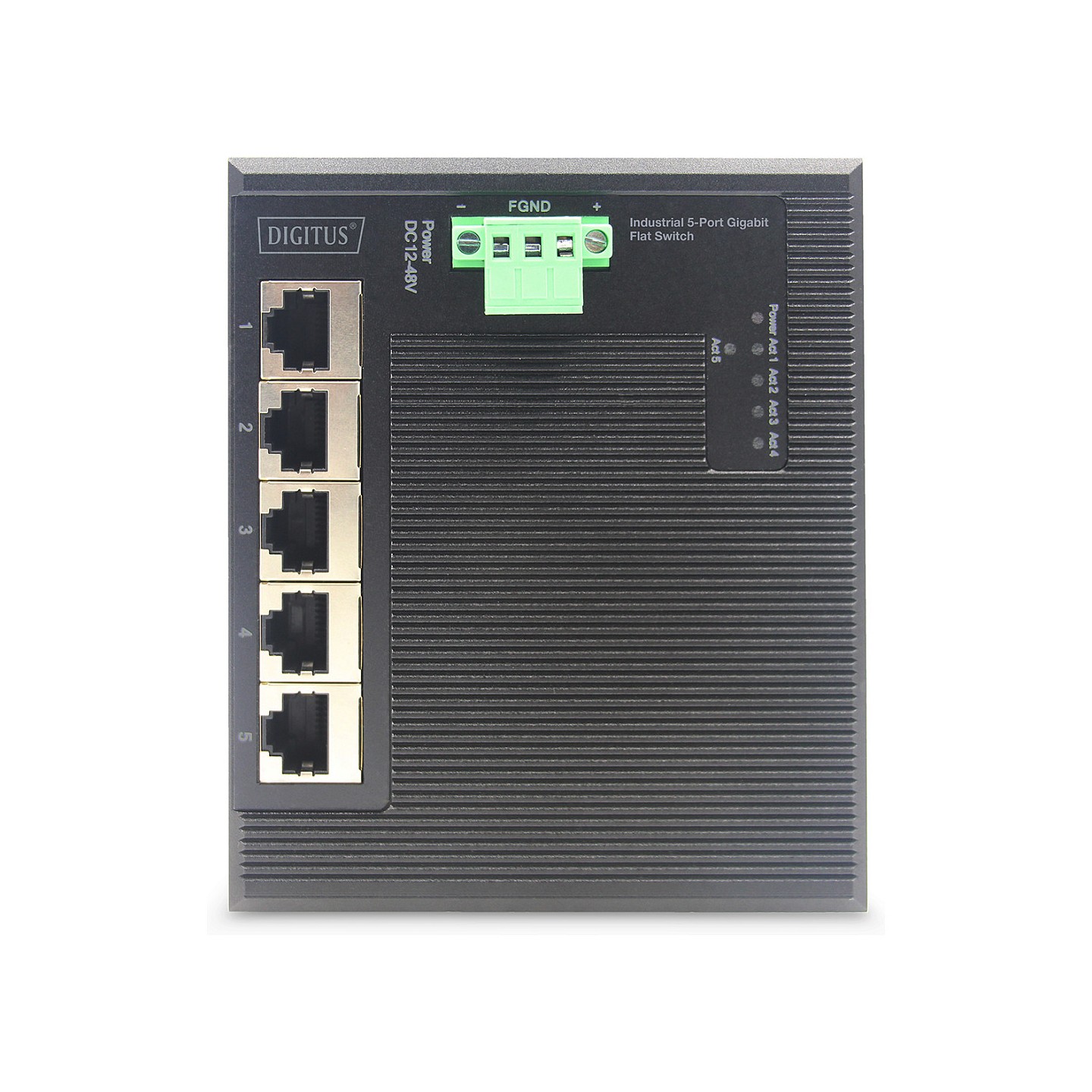 DIGITUS 5-Port Gigabit Industrie Flat Switch Unmanaged — Buy in Cyprus with Fast Delivery
