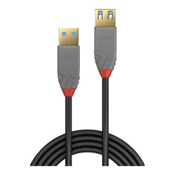 LINDY USB 3.0 Verlängerung Typ A A Anthra Line M F 0.5m — Buy in Cyprus with Fast Delivery