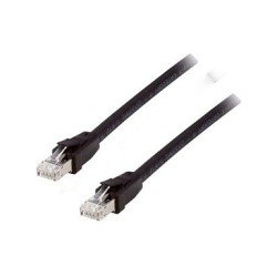 Equip Patchkabel Cat8.1 S FTP 2xRJ45 3.00m schwarz LSZH Polybeutel — Buy in Cyprus with Fast Delivery