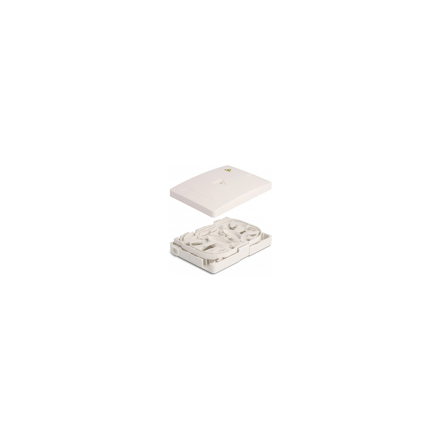 LWL Anschlussdose zur Wandmontage für 2 x SC Simplex oder LC Duplex weiß — Buy in Cyprus with Fast Delivery