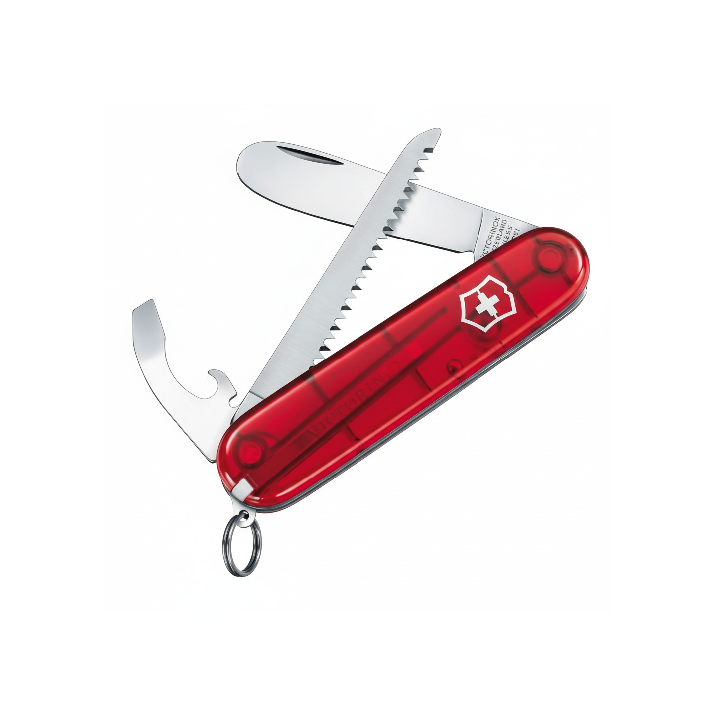 V-0.23 73.T Kinder Taschenmesser My First Victorinox. rot transparent — Buy in Cyprus with Fast Delivery