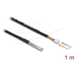 Delock Temperaturfühler-Kabel mit 3 Pin Pfostenbuchse DS18B20 1 m — Buy in Cyprus with Fast Delivery