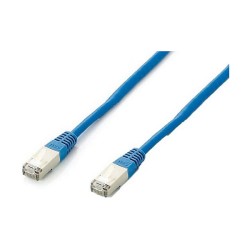 Equip Patchkabel Cat6A S FTP 2xRJ45 5.00m blau Plat.LSZH Polybeutel — Buy in Cyprus with Fast Delivery