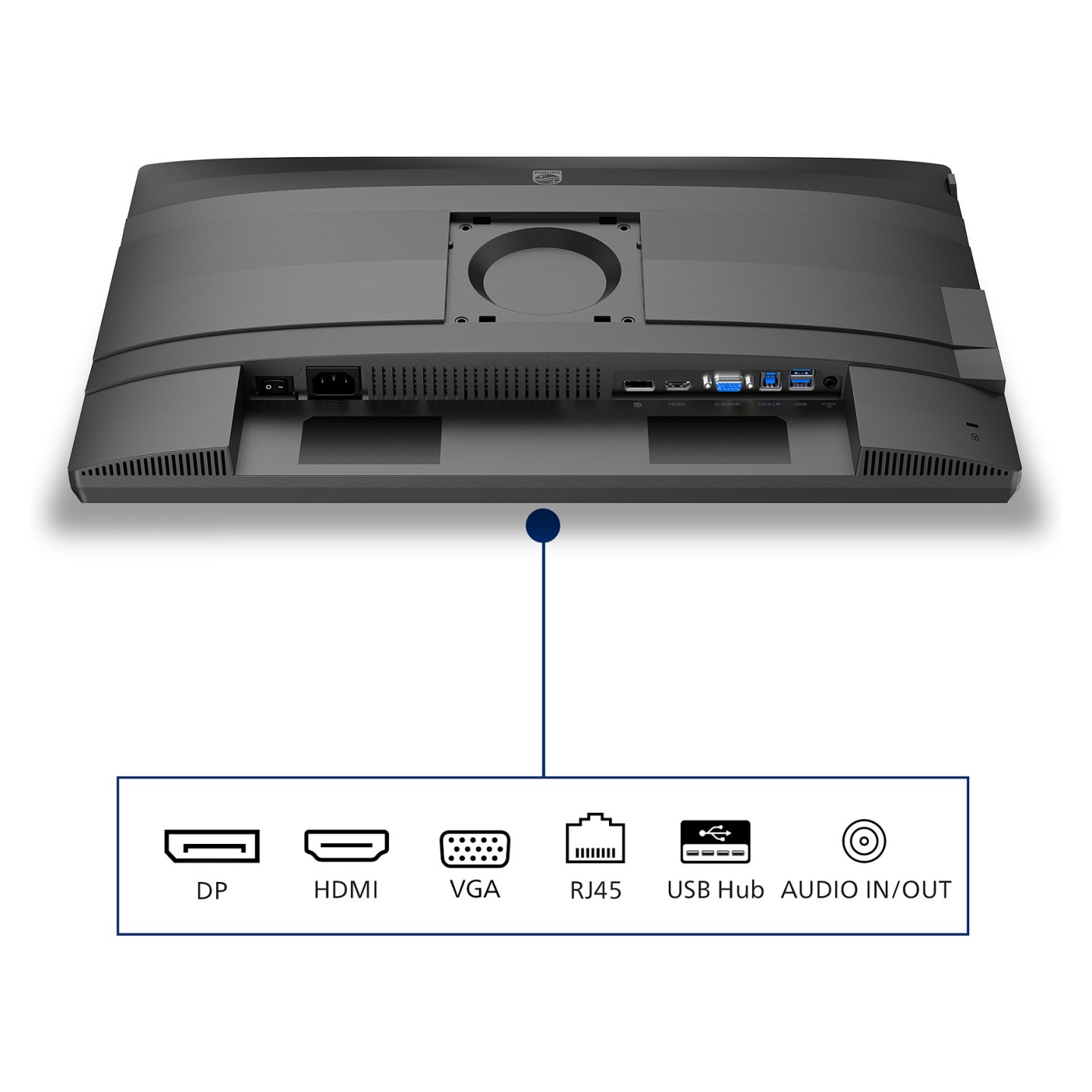 PHILIPS 24B2N4200 00 60.45cm 23.8Zoll 1920x1080 VGA HDMI DP USB — Buy in Cyprus with Fast Delivery