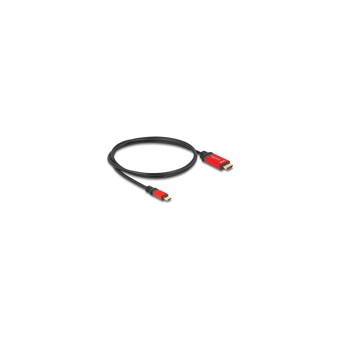 DELOCK ?USB Type-C zu HDMI Kabel DP Alt Mode 8K 60 Hz mit HDR Funktion 1m rot — Buy in Cyprus with Fast Delivery